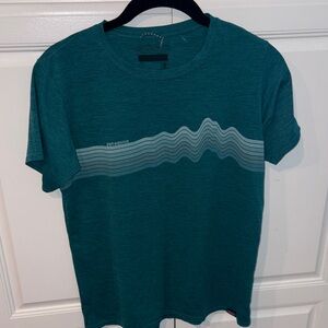 Patagonia Teal Green Short-Sleeve Wave Graphic Tee